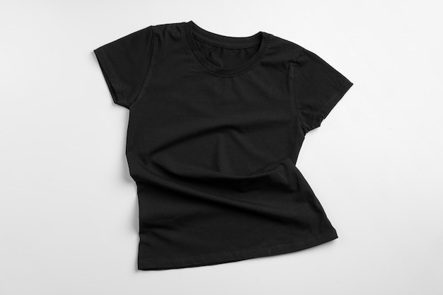 Black plain t-shirt