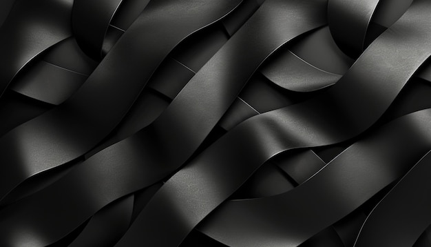 Black Powdercoated Steel Wallpaper with Flawless Flat Finish