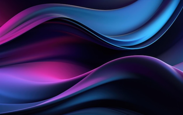 Black and purple abstract background with gradient in the style of precisionist lines and shapes