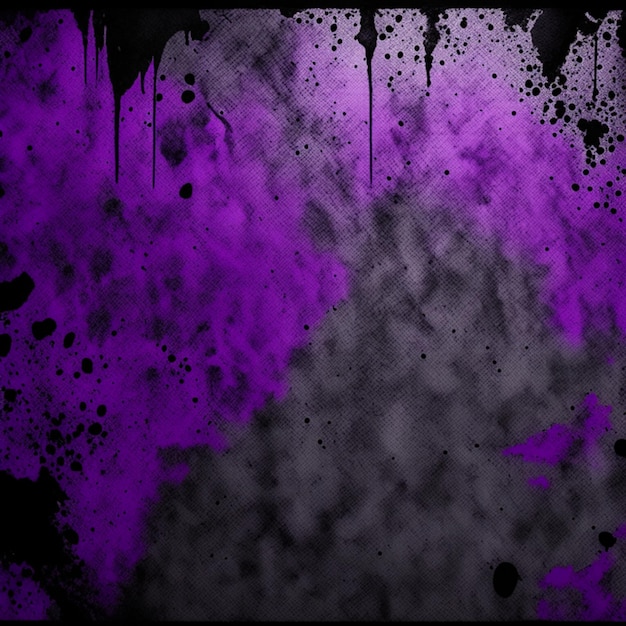 Black and purple grunge abstract concrete wall background