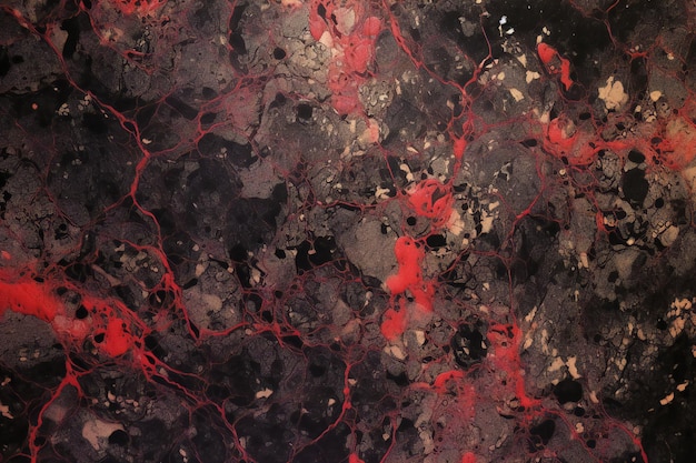 Black and red marble texture background Abstract background with space for text or image