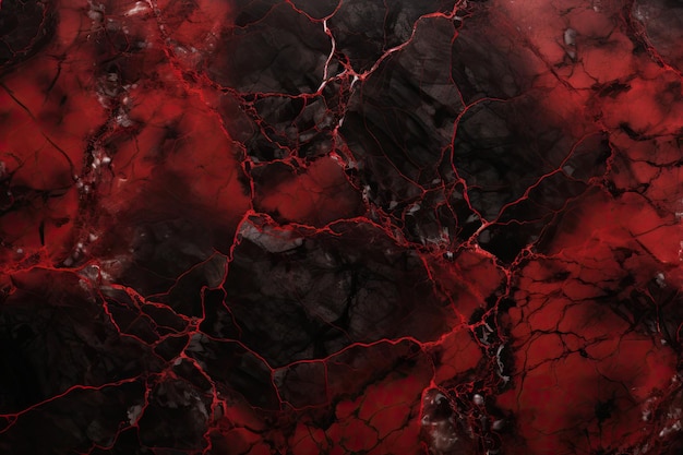 Black and red marble texture