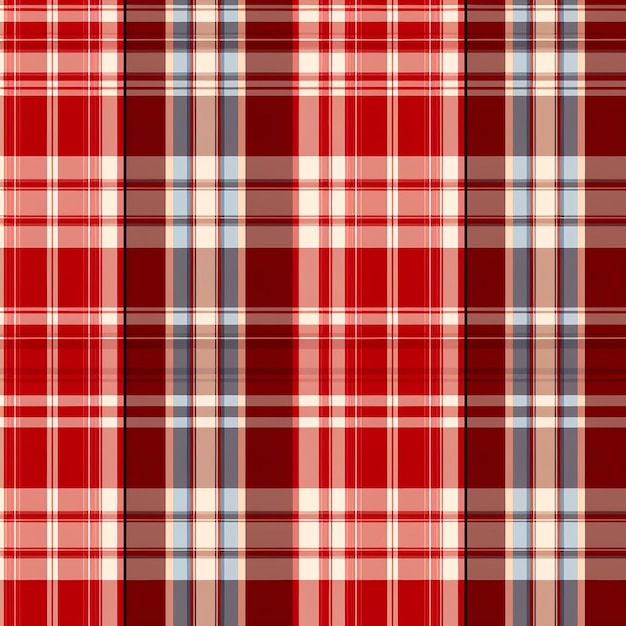 Black and red plaid pattern background texture AI generated