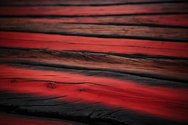 Black and red wood texture background