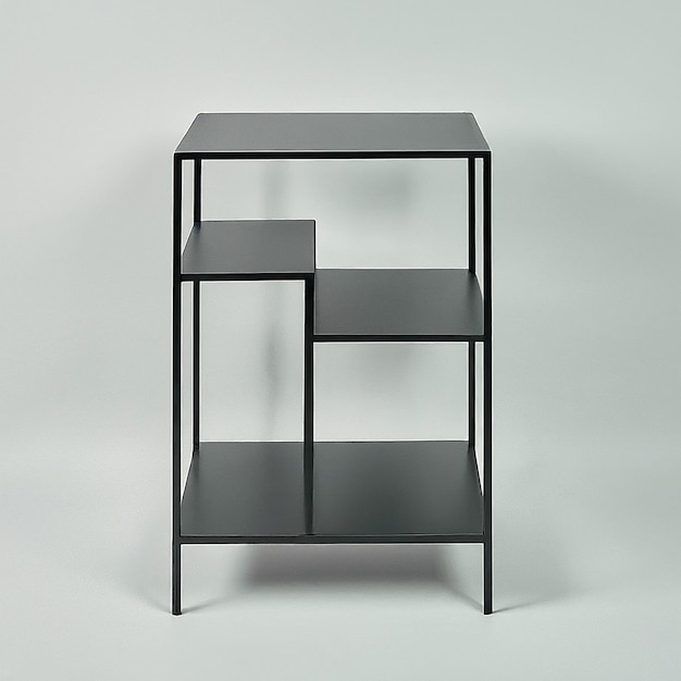 a black shelf with shelves on it that say quot shelves quot