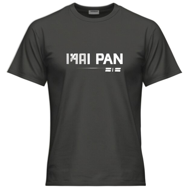 Photo a black shirt with the word  i am japanese  on it