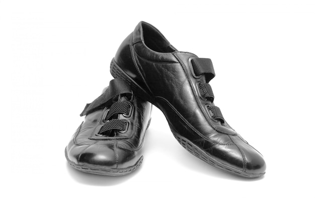 Black shoes isolated