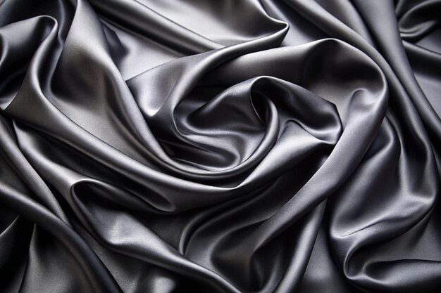 Photo black silk abstract background luxury cloth or liquid wave or wavy folds