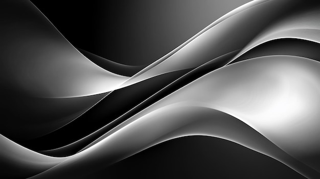 Photo a black and silver abstract design with the word  the word  on it