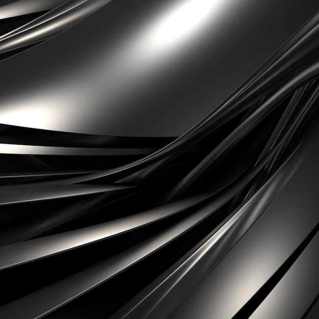 A black and silver background with a light effect.