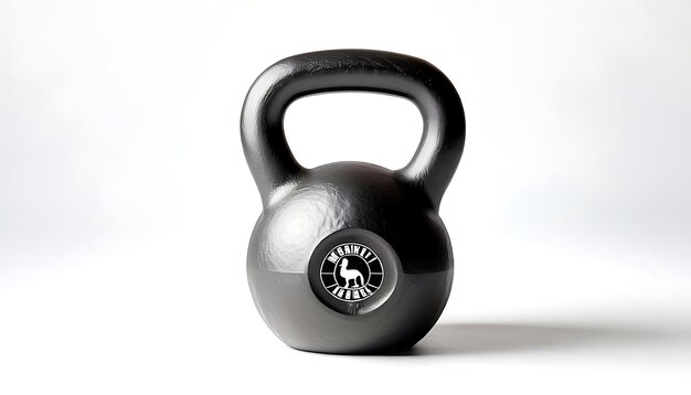 Photo a black and silver dumbbell with the words  hobo  on the front