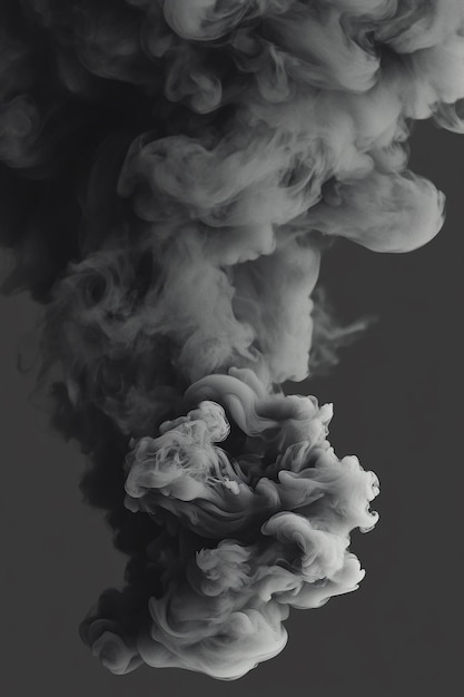 Photo black smoke background