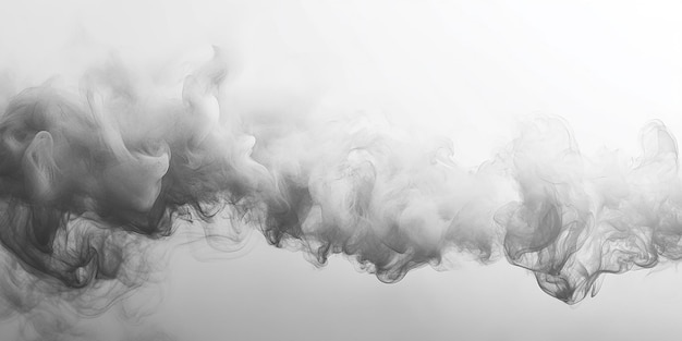 Photo a black smoke with a white background that says quot smoke quot