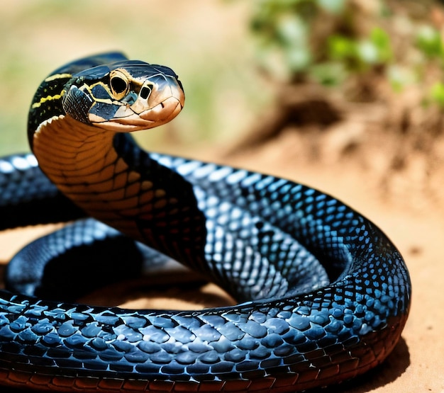 A black snake