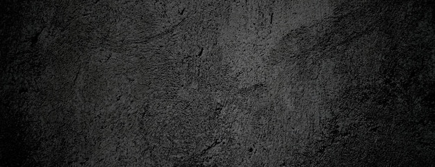 Black stone concrete texture background Dark grey black cement for background