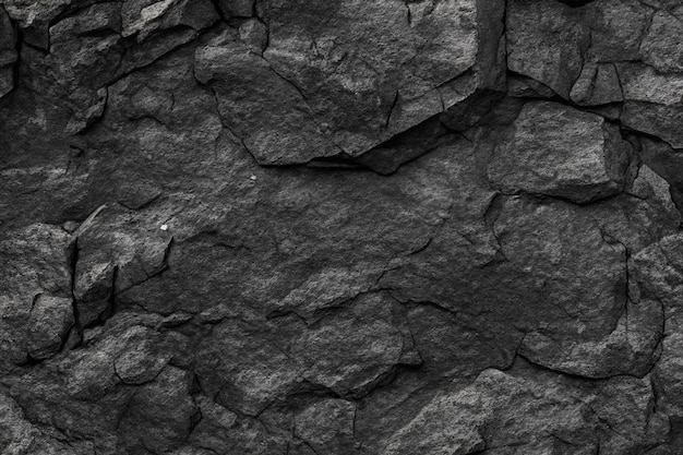 Photo black stone rock texture background