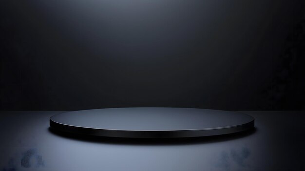 Black Surface Abstract Empty Tabletop for Product Display