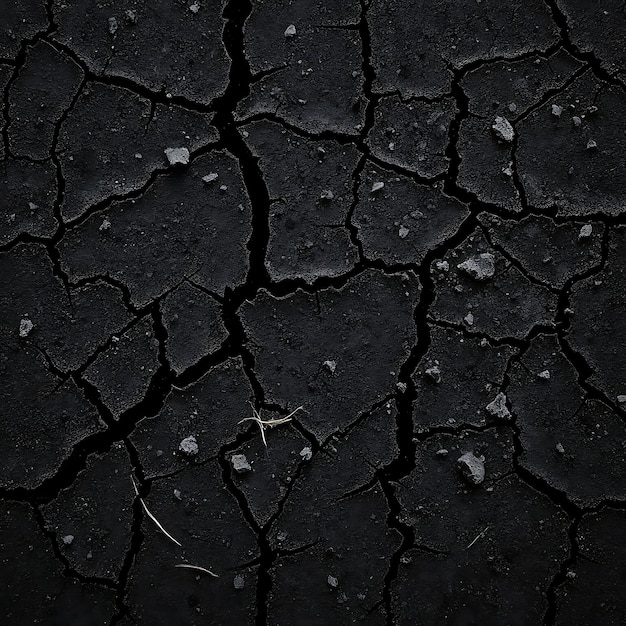 a black surface with a black background with a crack in it