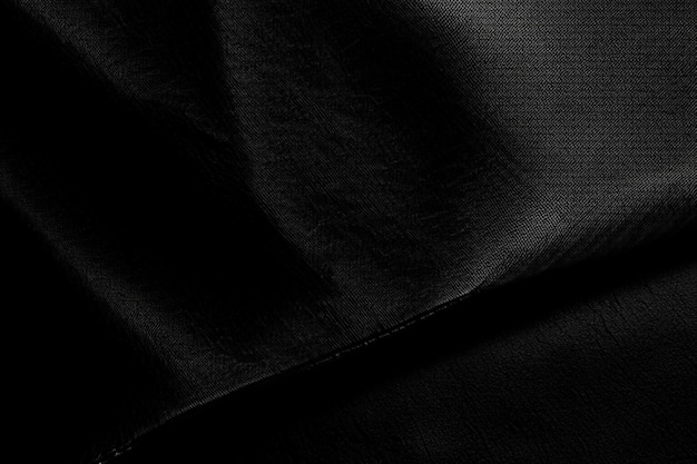 Black synthetic leather texture abstract background