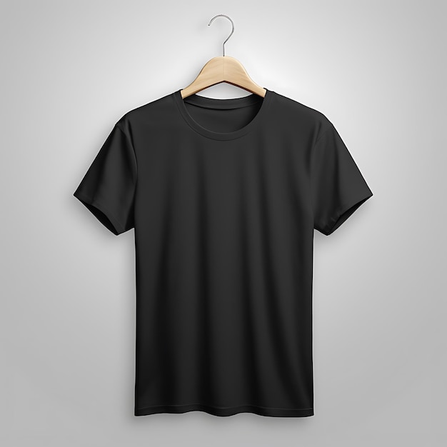 Black t shirt template