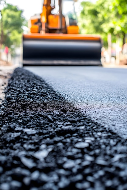 a black tarmac with a black stripe that says quot the word quot on it