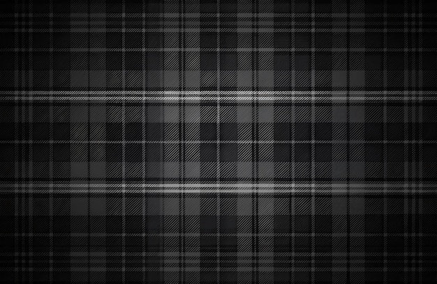 Black tartan check background