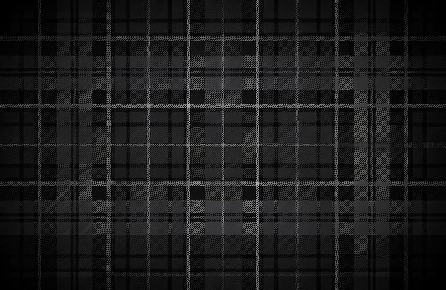 Black tartan check background