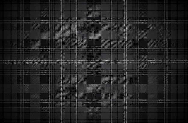 Black tartan check background