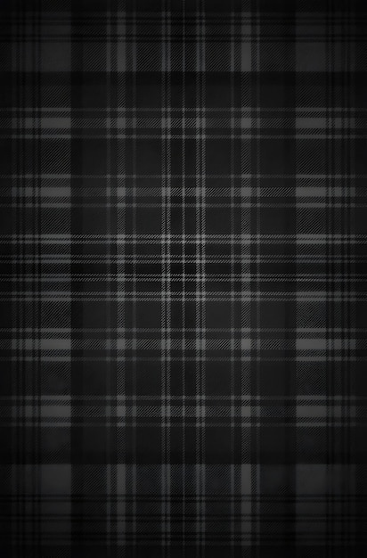 Photo black tartan check background