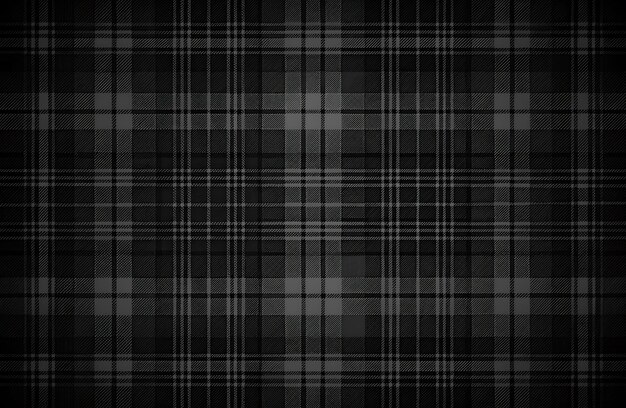 Photo black tartan check background