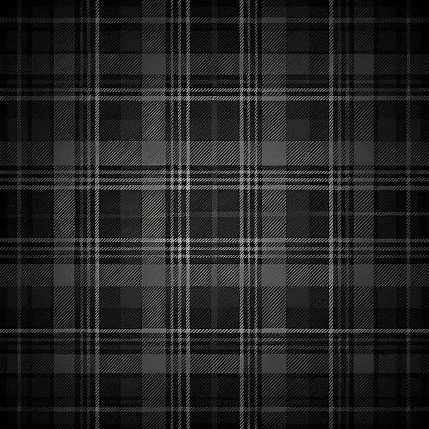 Photo black tartan check background