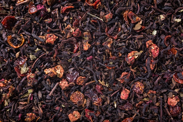 Black tea background