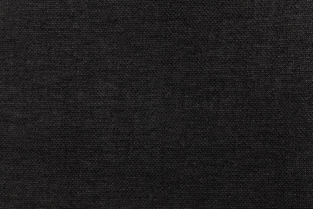 Black textile material