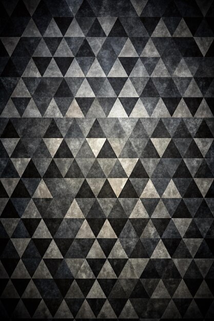 Photo black triangular abstract background grunge surface