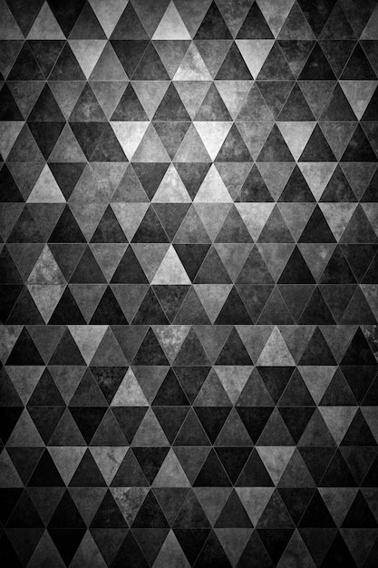 Photo black triangular abstract background grunge surface