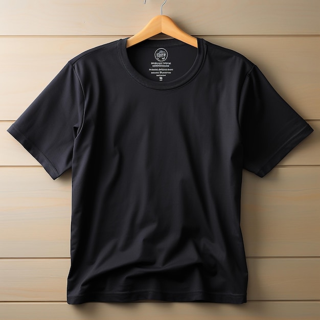 black tshirt mockup