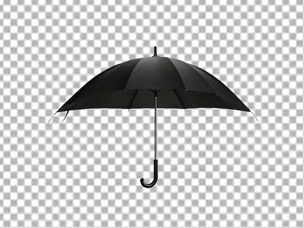 Black Umbrella on transparent background