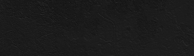 Black wall black stone black concrete for panoramic background Dark cement background blank for design