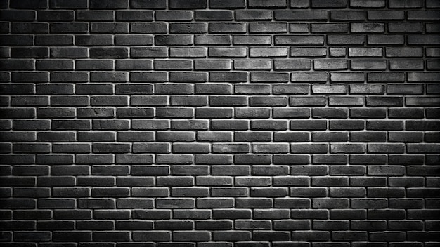 Black wall texture brick background