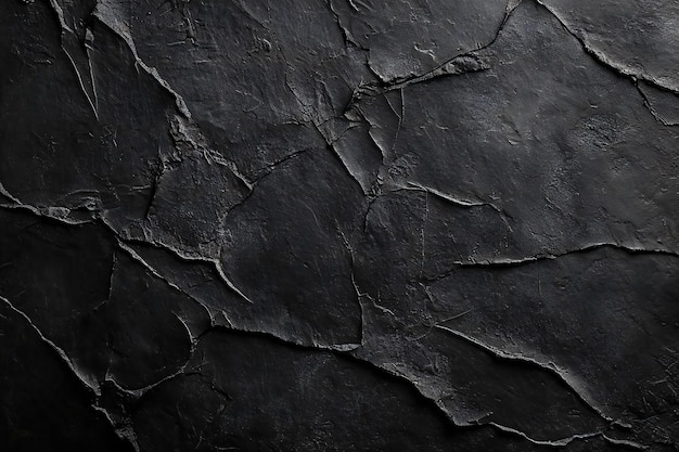 Black wall texture with scratches and cracks Abstract background and texture for design