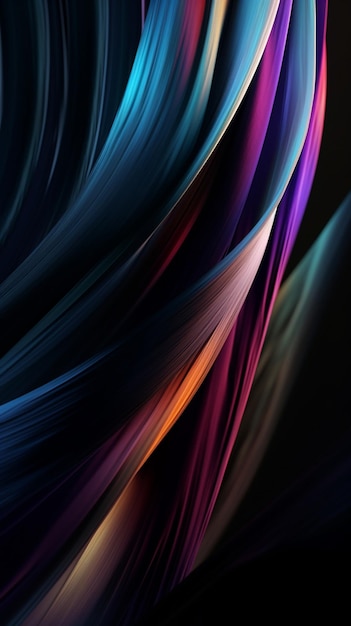 Black wallpaper with a colorful background and a black background.