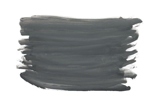 Black Watercolor Abstract painted ink strokes set on watercolor paper