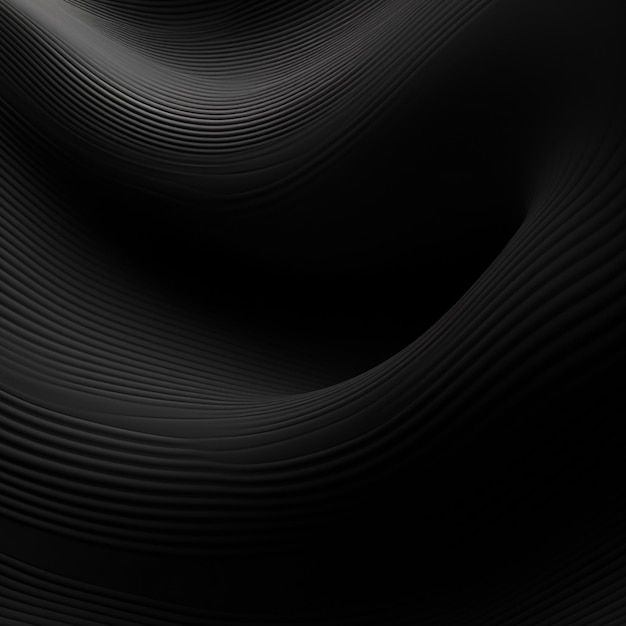 black waves background