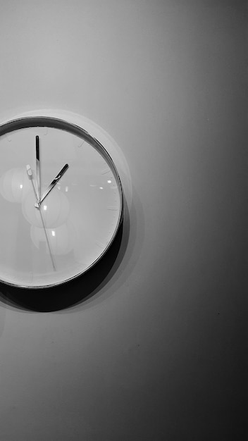 Black and White Aesthetic Wall Clock