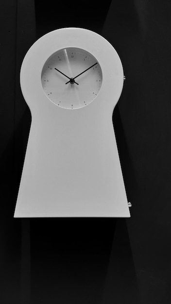 Black and White Aesthetic Wall Clock