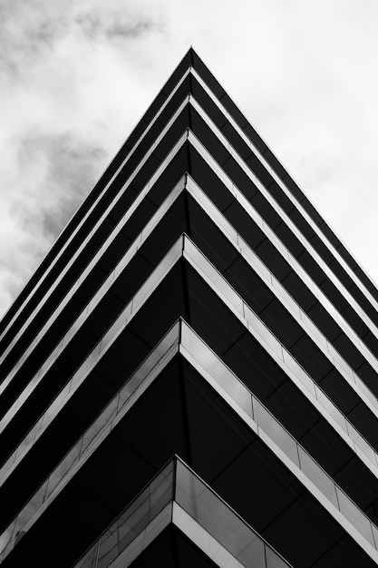 black and white architecture in London