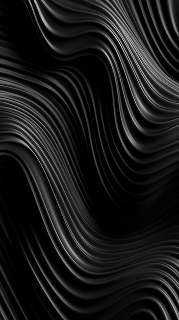 Black and white background with a black background and a silver wave.