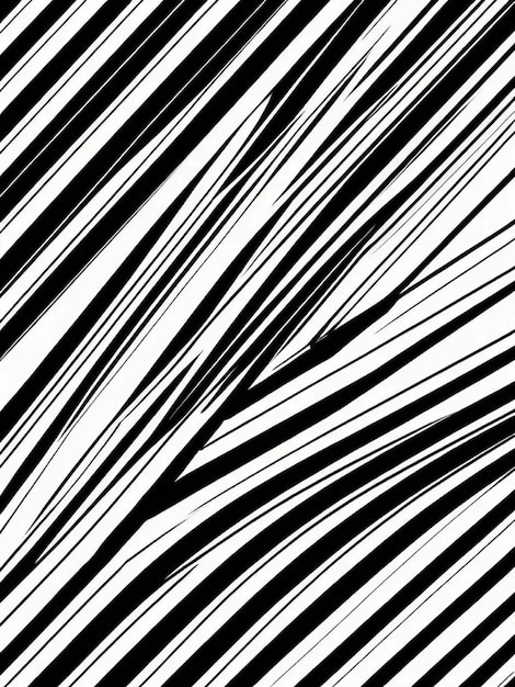 a black and white background with a black and white striped pattern