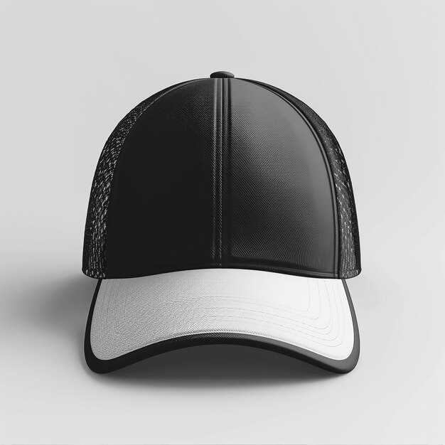 a black and white cap with a white band that says quot the word quot on it