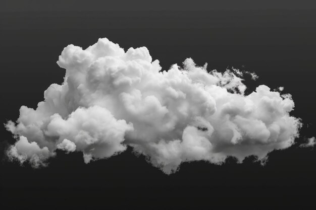 Black and White Cloud Photo